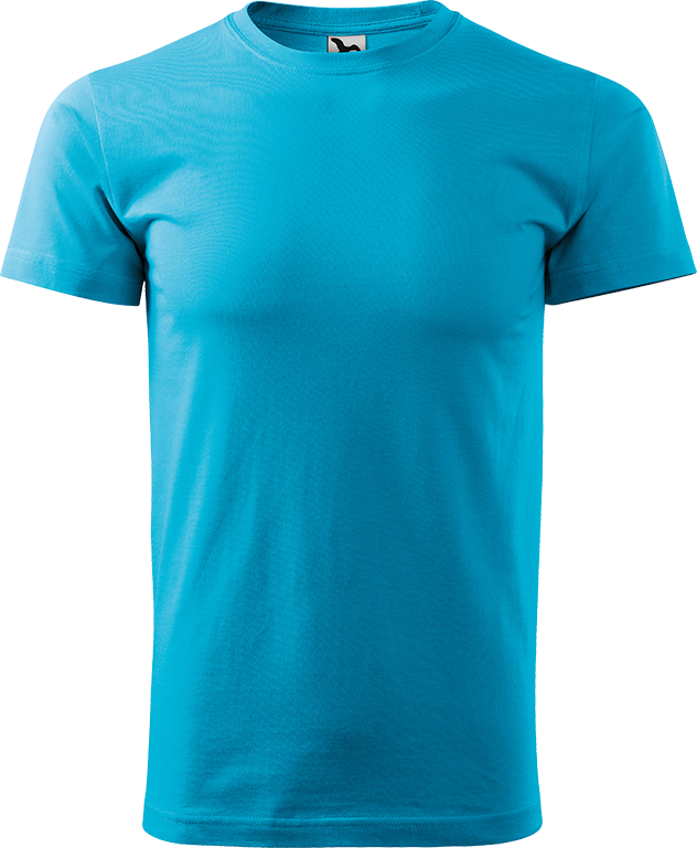 Pánské tričko Heavy New - Tyrkysové Velikost trička: XL