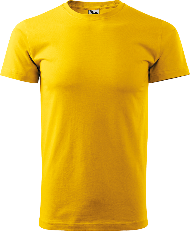 Pánské tričko Heavy New - Žluté Velikost trička: M