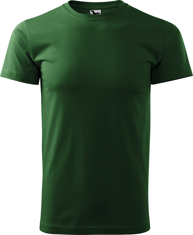 Pánské tričko Heavy New - Tmavě zelené Velikost trička: S
