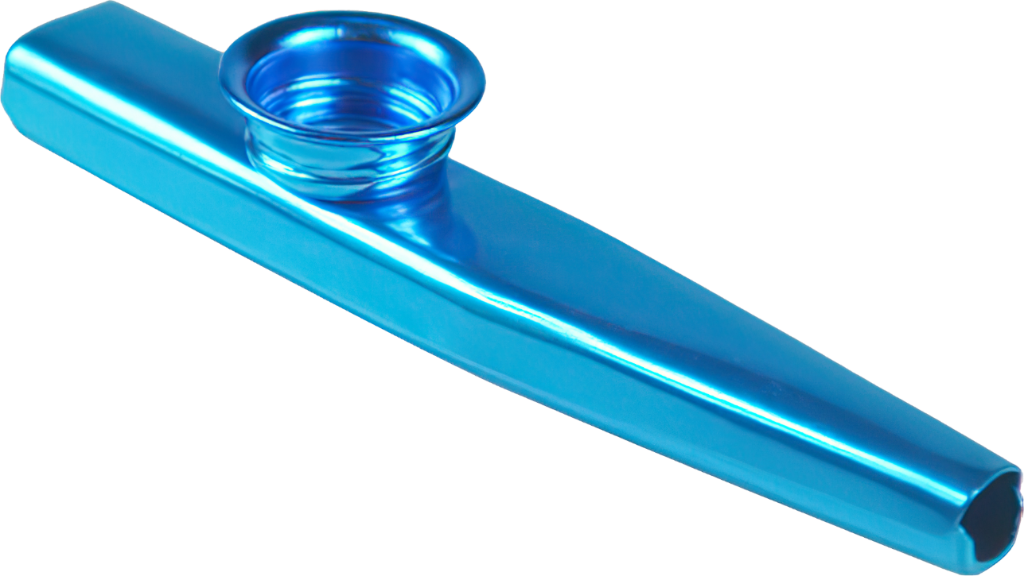 Hudební dechový nástroj Kazoo - Modré