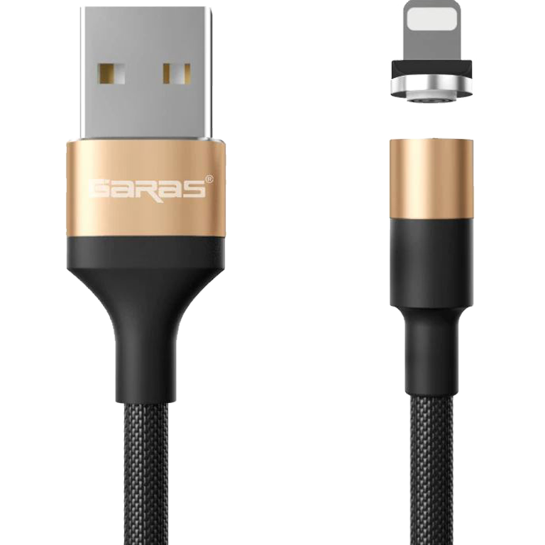 M1 - Magnetický USB kabel - Zlatý - Pro iPhone - 1 m