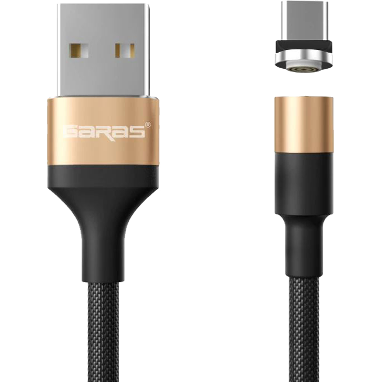 M1 - Magnetický USB kabel - Zlatý - USB C - 1 m