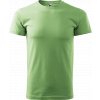 Pánské tričko Heavy New - Trávově zelené - Zepředu