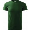 Pánské tričko Heavy New - Tmavě zelené - Zepředu
