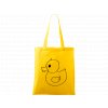 Plátěná taška Handy žlutá s černým motivem - Kachna