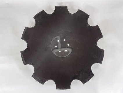 Tárcsalap Ø610x6 csipkés - 6 furatos