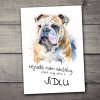 cedulka anglický buldok