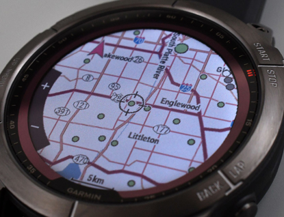 Mapy v hodinkách Garmin Fenix 7 a Garmin Epix