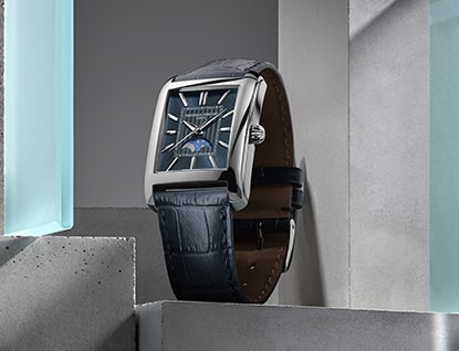 Frederique Constant představuje první model Classics Carrée Automatic s měsíční fází