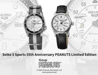 Seiko 5 Sports ve spolupráci s PEANUTS