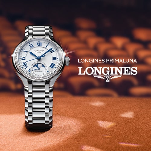 Dámské hodinky Longines PrimaLuna s diamanty