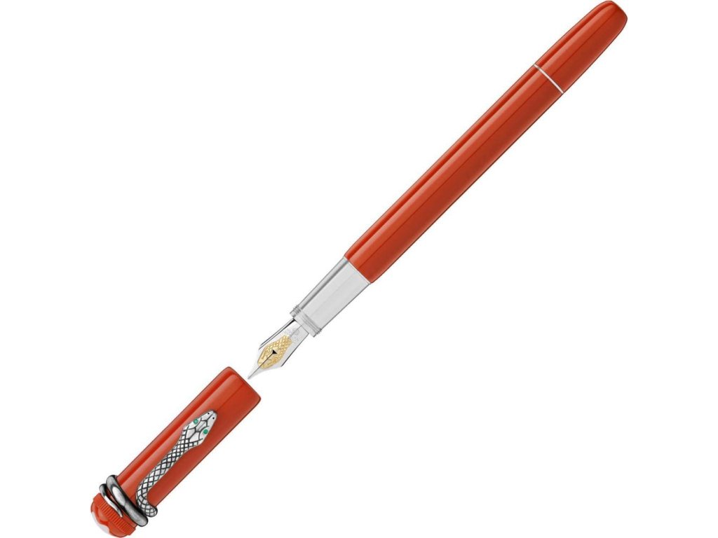 Plnící pero Montblanc Heritage Rouge et Noir Coral 114974