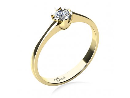 Zlatý dámský prsten Jess 6814037