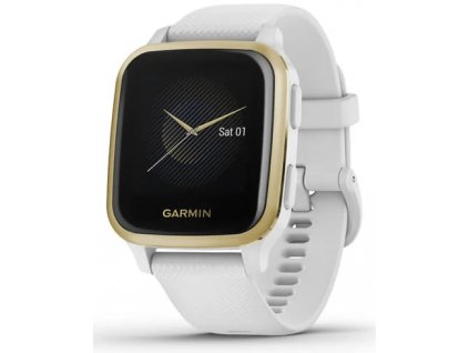 Garmin Venu Sq, LightGold/White Band 010-02427-11