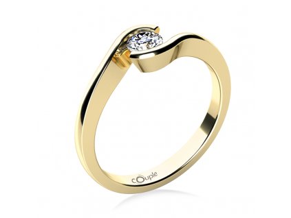 Zlatý dámský prsten Linette 6814063