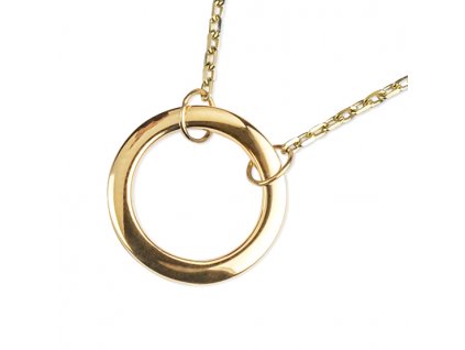 Luxur Zlatý dámský náhrdelník Jollie 1441081-0-45-0