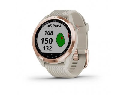 Garmin Approach S42 Rose Gold/Light Sand Silicone band 010-02572-02
