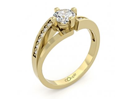 Zlatý dámský prsten Tilde 6610277