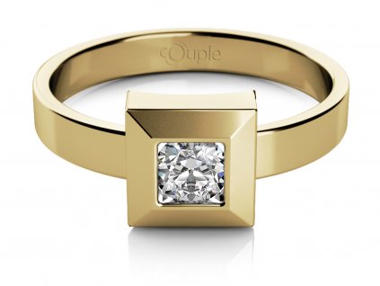 Zlatý dámský prsten Ima II 6810200-0-57-1 (Velikost prstenu 57)
