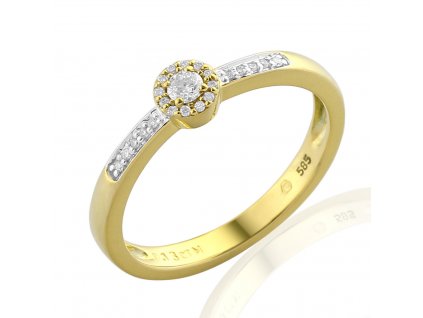 Zlatý dámský prsten Davina 3811261