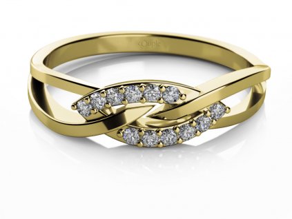Zlatý dámský prsten Emma 6810565
