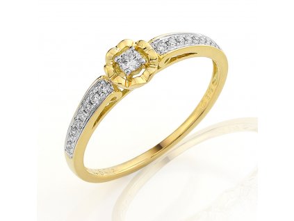 Zlatý dámský prsten Primrose 3810845