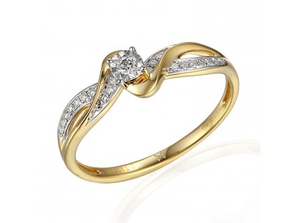 Zlatý dámský prsten Zaira 3817001