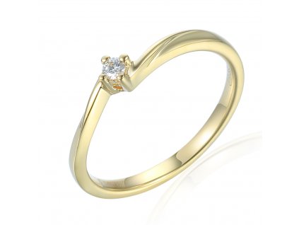 Zlatý dámský prsten Caris 3810379