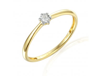 Zlatý dámský prsten Etienne 3812640