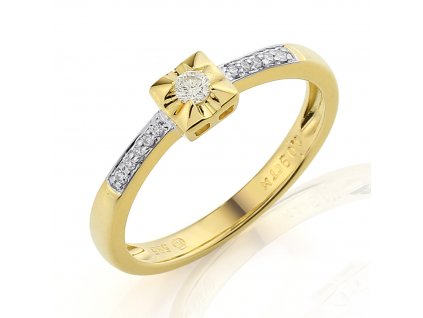 Zlatý dámský prsten Cossa 3811286