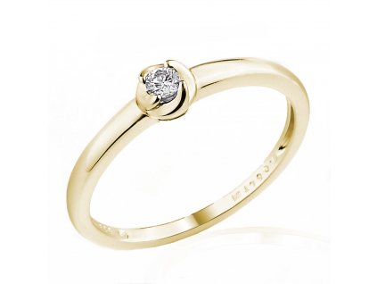 Zlatý dámský prsten Norin 3811320 (Velikost prstenu 57)