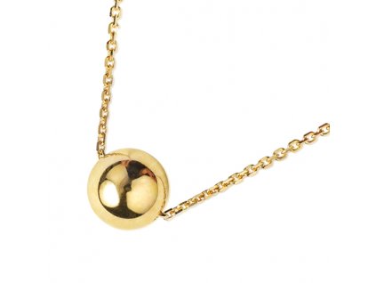 Luxur Zlatý dámský náhrdelník Oleandra 1441068