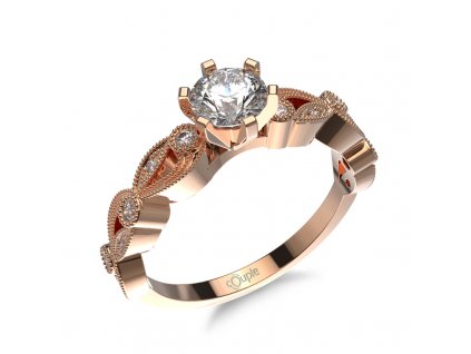 Zlatý dámský prsten Rosette 5260514