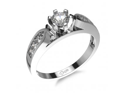 Zlatý dámský prsten Elva 5260507