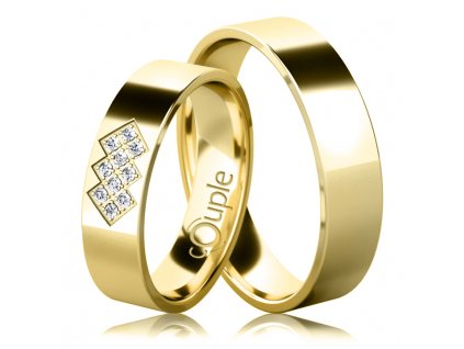 Snubní prsten Couple Asher