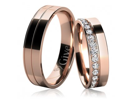 Snubní prsten Couple Valery