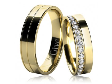 Snubní prsten Couple Valery