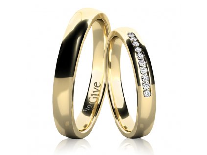 Snubní prsten Couple Kiara