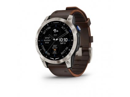 Garmin D2™ Mach 1 Oxford Brown Leather Band 010-02582-55 + náhradní řemínek