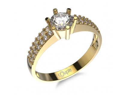 Zlatý dámský prsten Nixia 5210516
