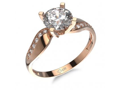 Zlatý dámský prsten Celestina 5260518
