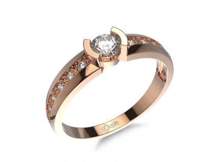 Zlatý dámský prsten Lovely 5260505