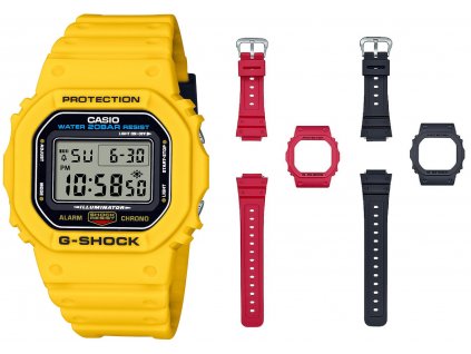 Casio G-Shock Original DWE-5600R-9ER Carbon Core Guard + náhradní řemínky a lunety