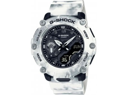 Casio G-Shock Original GA-2200GC-7AER Grunge Snow Camo Series Carbon Core Guard