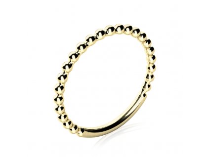 Luxur Zlatý dámský prsten Marbles 5210522
