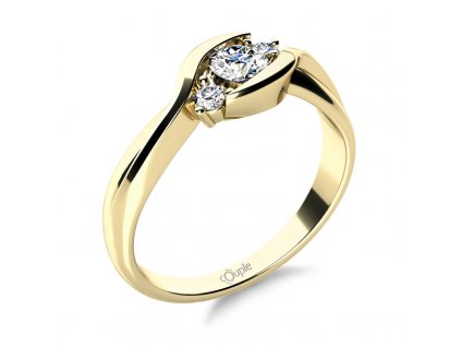 Zlatý dámský prsten Laura 6814258