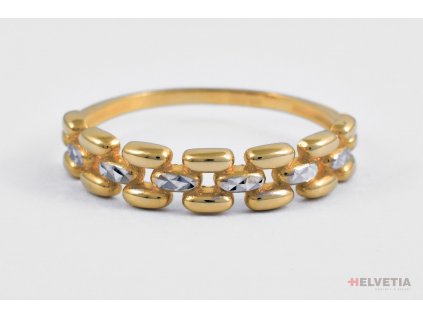 Luxur Zlatý dámský prsten 1410688
