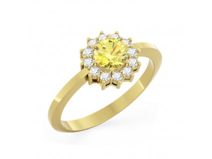 Luxur Zlatý dámský prsten Dion 6610263