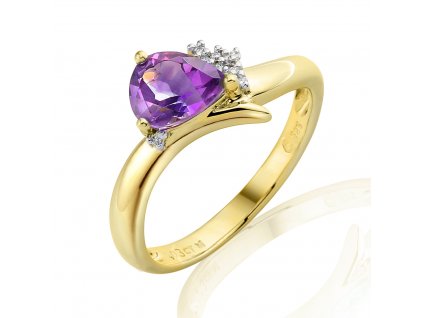 Luxur Zlatý dámský prsten Evianna 3810513