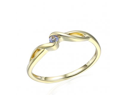 Zlatý dámský prsten Brise II 3814040